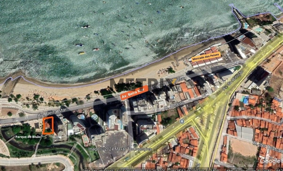 Terreno à venda na Av. Beira Mar de Fortaleza,CE