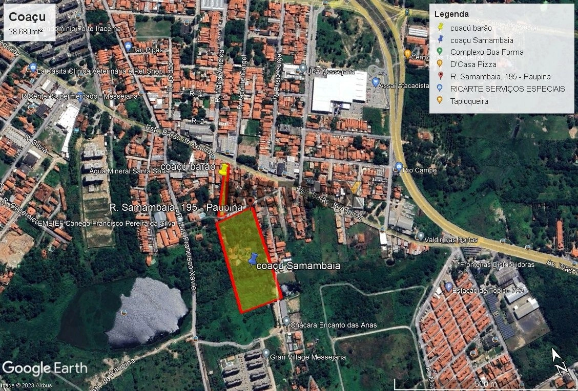Terreno à venda, 28680 m² por R$ 7.000.000,00 - Paupina - Fortaleza/CE