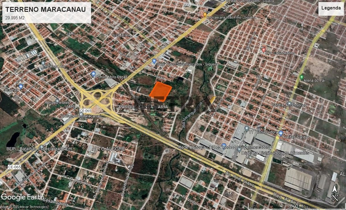 Terreno à venda, 18987 m² por R$ 4.200.000,00 - Siqueira - Maracanaú/CE