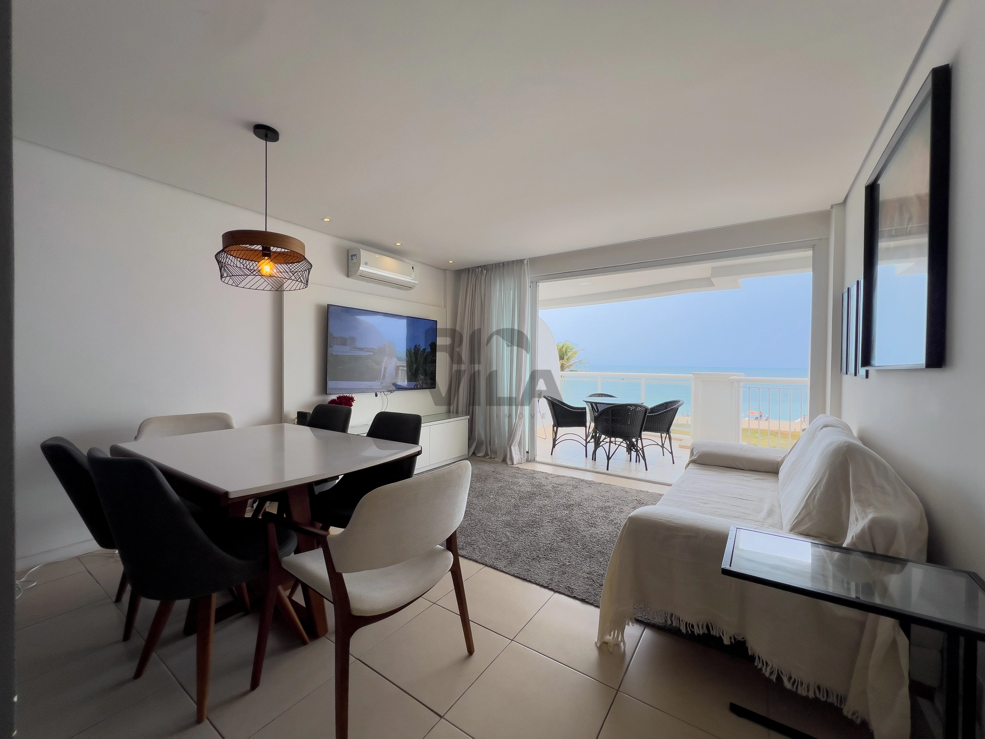 APARTAMENTO 100% MOBILIADO FRENTE MAR 87M² - PONTAL DA AREIA - RECREIO