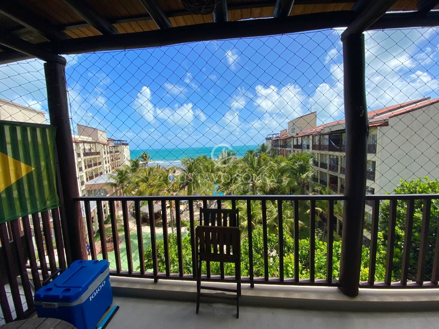 Apartamento Acqua Beach Park Resort, com 2 dormitórios à venda, 67 m² por R$ 1.215.000 - Porto das Dunas - Aquiraz/CE