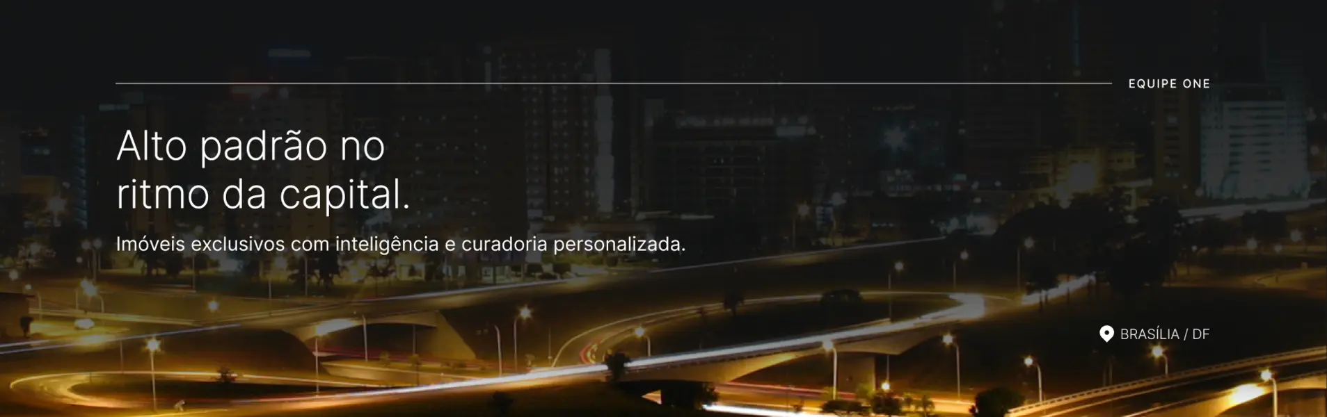 Equipe One Premium Vendas de Imóveis em Brasília cover