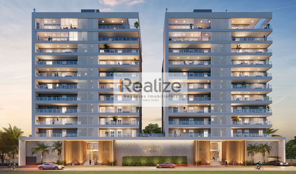 Apartamento 2 Quartos Balneário Piçarras 150m da Praia VSK Golden Beach