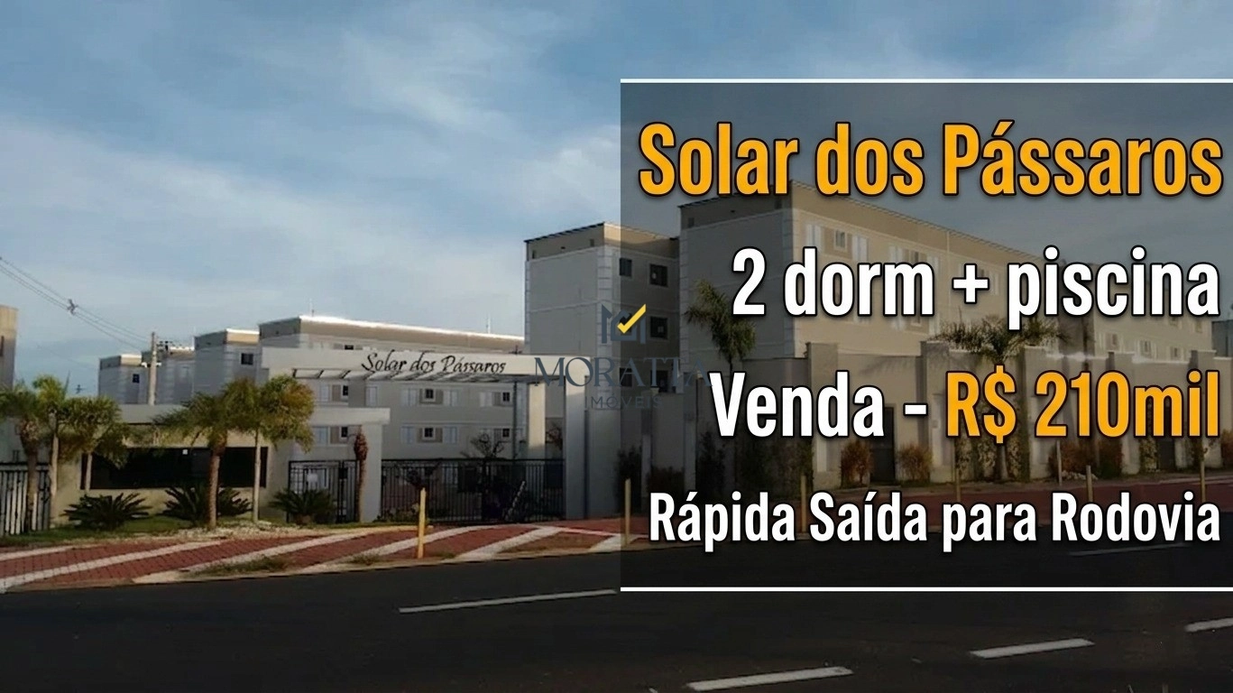 Apartamento com 2 dormitórios à venda, 45 m² por R$ 210.000 | Residencial Solar dos Pássaros - Salto/SP