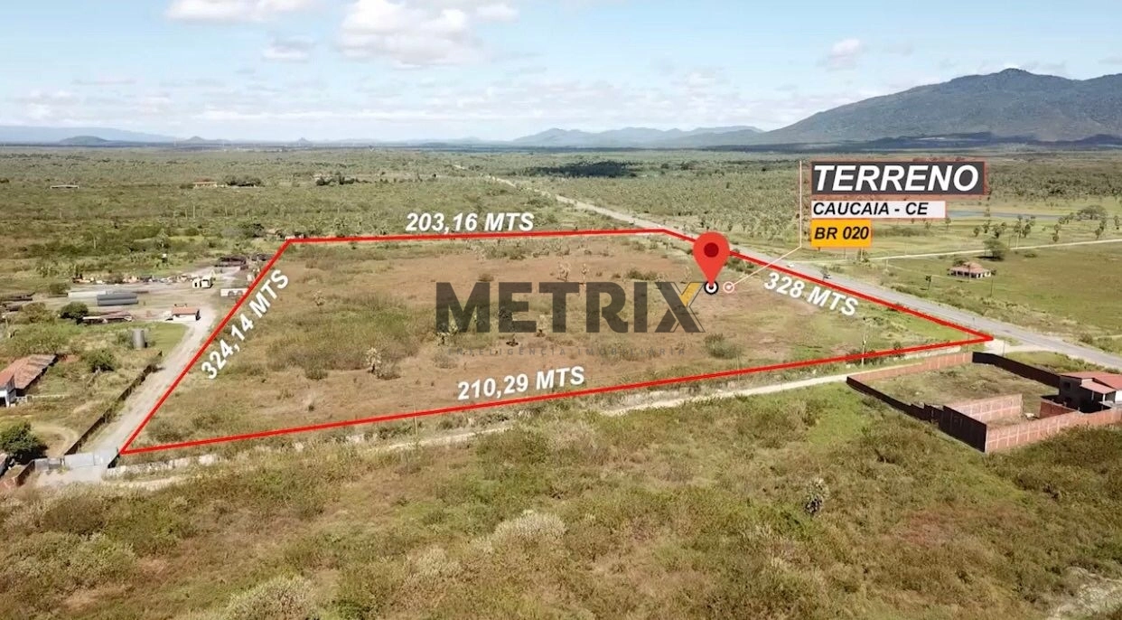 Terreno à venda, 65600 m² por R$ 6.560.000,00 - Arianópolis - Caucaia/CE
