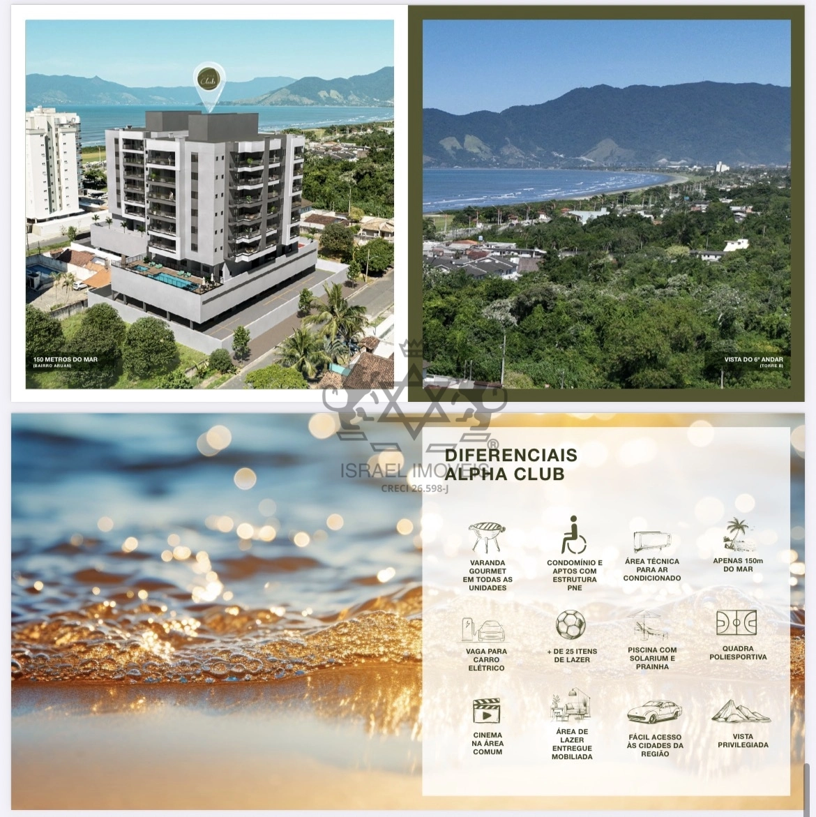 Apartamento com 2 Quartos à Venda na Praia Aruan, Caraguatatuba