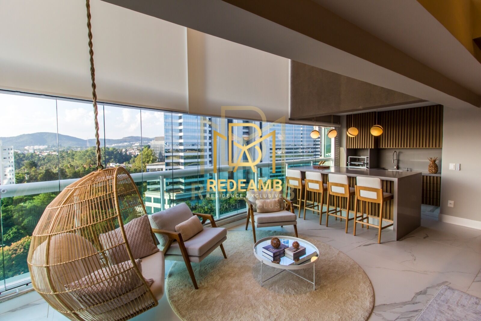 Apartamento Alto Padrão com 376m², 04 suítes sendo 02 integradas no Condomínio The Lake Gramercy Park em Alphaville - Barueri-SP