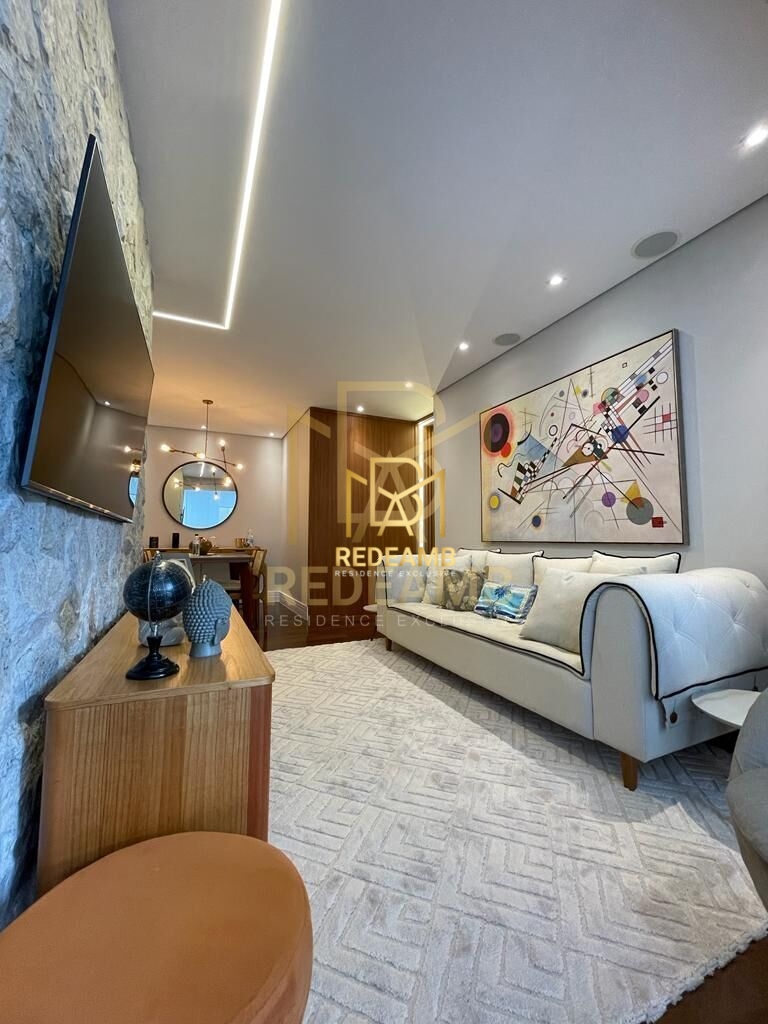 Apartamento Alto Padrão para locação mobiliado, com  82 m², com 03 dormitórios, sendo 01 suíte no Condomínio Jardins de Monet - Alphaville - Barueri/SP