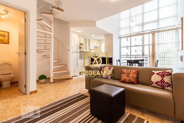Apartamento Loft  Padrão com 64 m², 01 suíte e 01 vaga de garagem coberta no Edificio Loft  - Alphaville - Barueri/SP