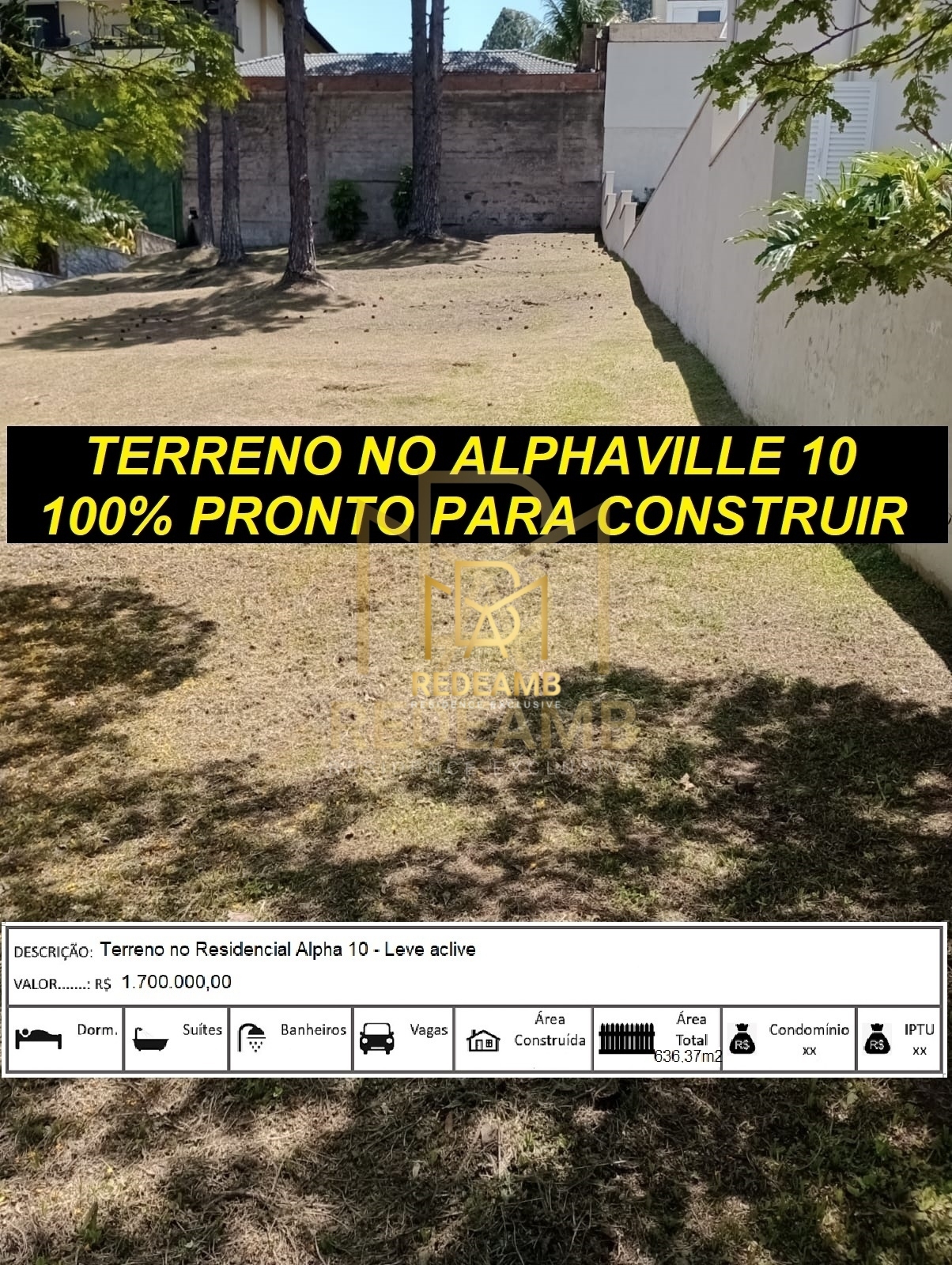Terreno em Condomínio Residencial 10 - Alphaville