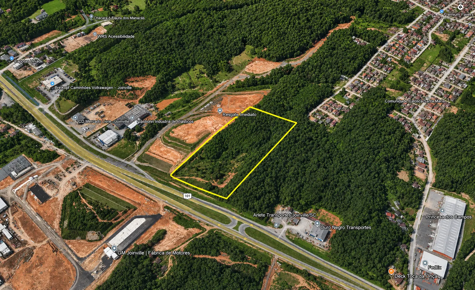 Área industrial | Venda | Joinville (Nova Brasília)