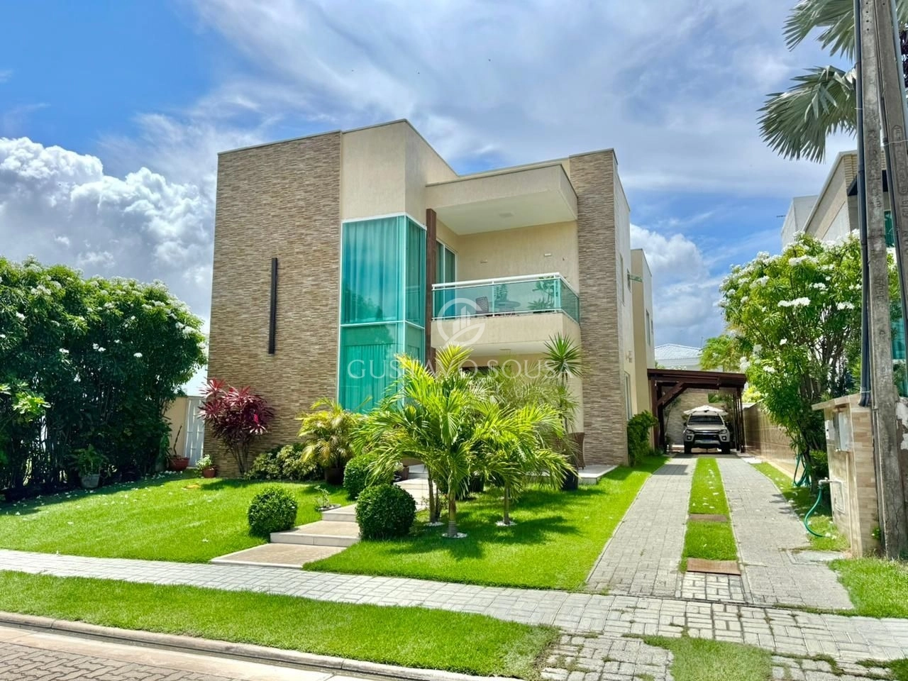 Casa com 5 dormitórios à venda, 420 m² por R$ 3.500.000 - Alphaville Fortaleza