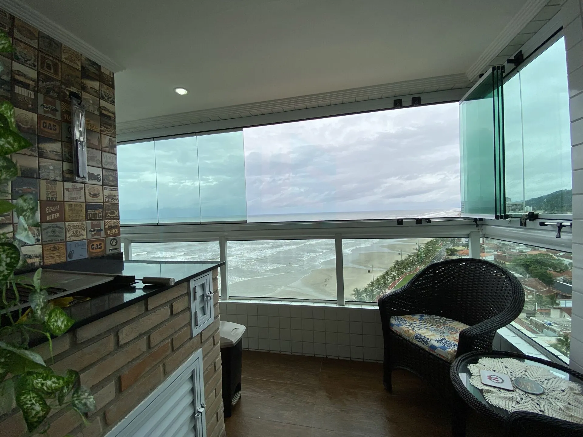 Apartamento Frente mar em Solemar, Praia Grande/SP