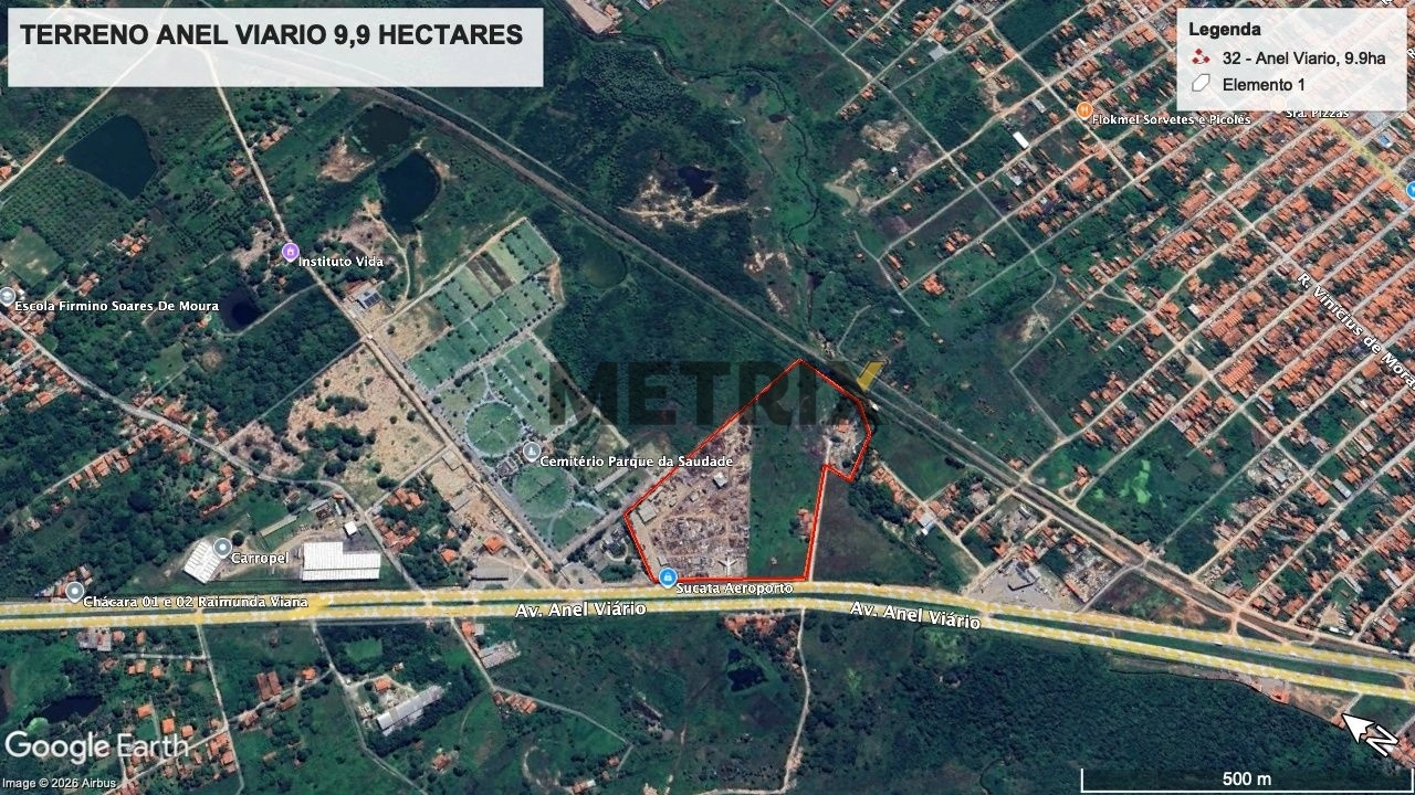 Terreno de 9,9 hectares no Anel Viario, Caucaia -CE