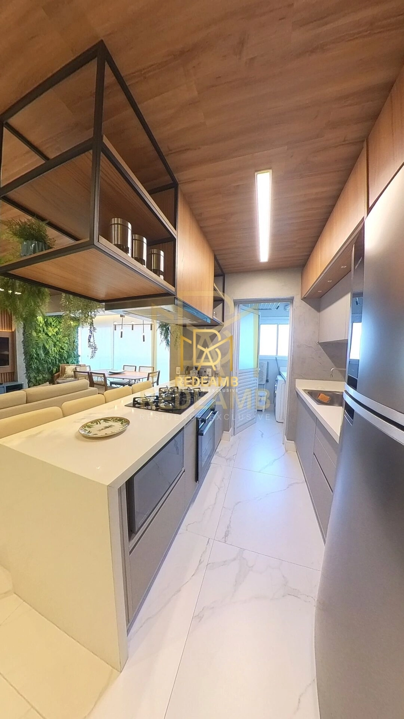 Apartamento Alto Padrão a Venda de 98m2 com 3 dormitórios sendo 1 Suíte completamente Mobiliado No Gramercy -  Torre One