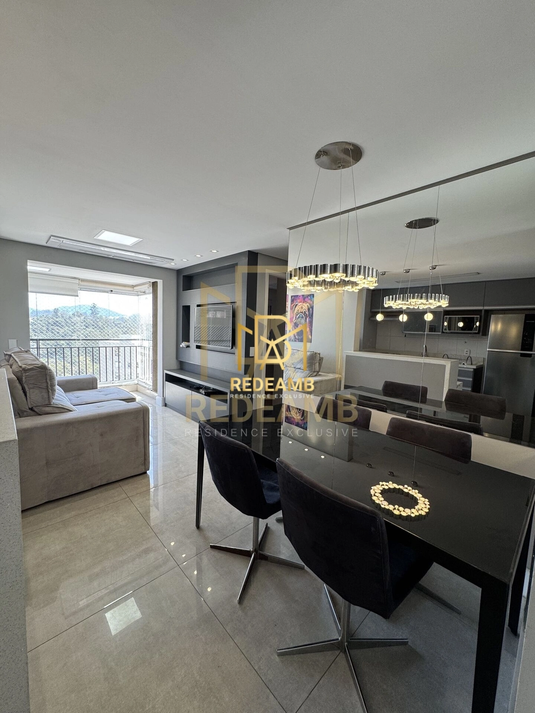 Apartamento Mobiliado no Splendya 2  no 18 do Forte em Alphaville – 2 Dorms, Suíte com Closet e Varanda Gourmet
