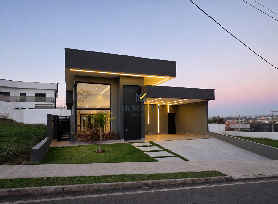 Casa com 3 dormitórios (1 suíte) para locação, 162,00 m² por R$ 7.345 + Condomínio + IPTU | Condomínio Reserva Central Parque — Salto/SP 