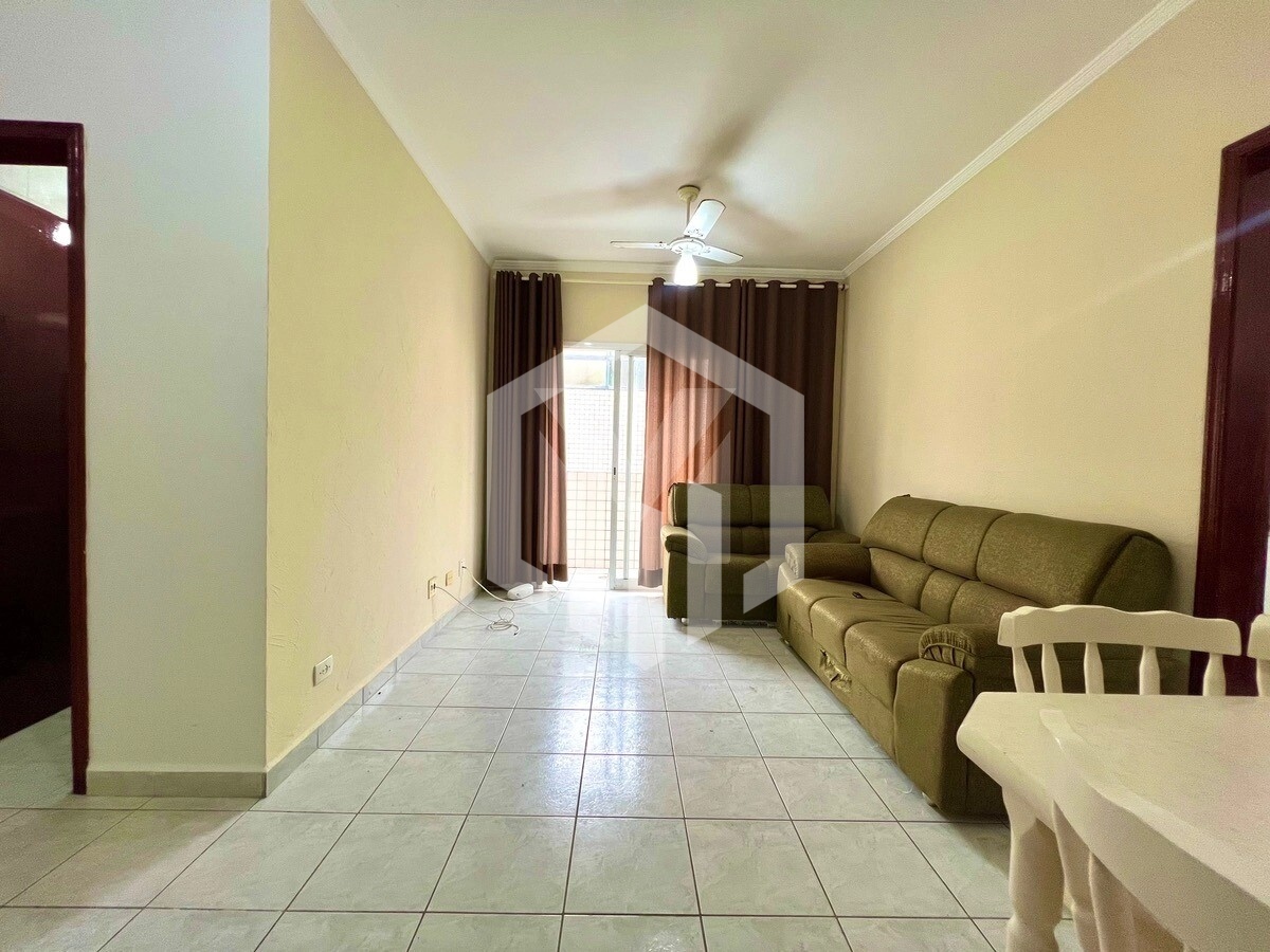 Apartamento de 1 quarto com vista para o mar na Vila Caiçara, próximo à praia por R$ 330 mil