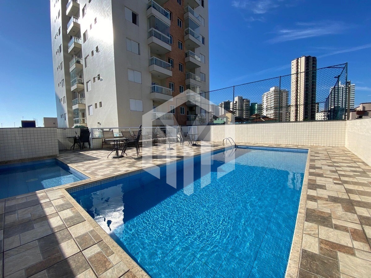 Apartamento dois dormitorios sendo uma suíte,  Caiçara, Praia grande.