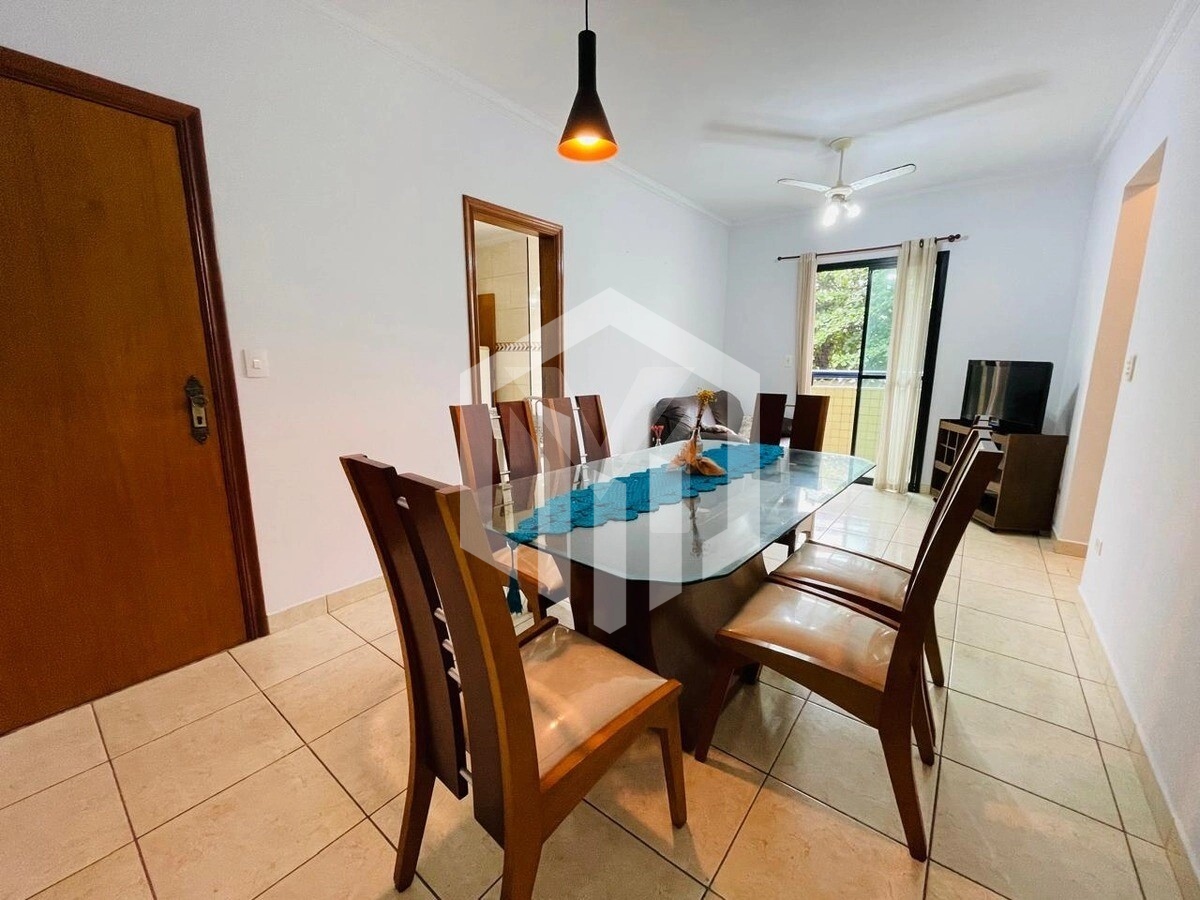 Apartamento de 82m² na Vila Guilhermina, 2 dormitórios, suíte, lazer completo a 400m da praia