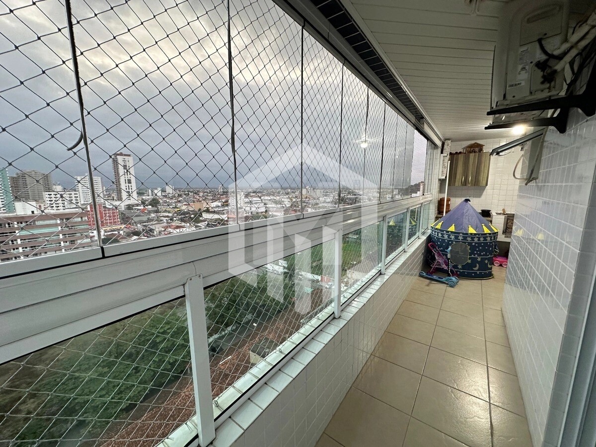 Apartamento de 2 dormitórios com suíte, varanda gourmet e 2 vagas no Boqueirão, Praia Grande