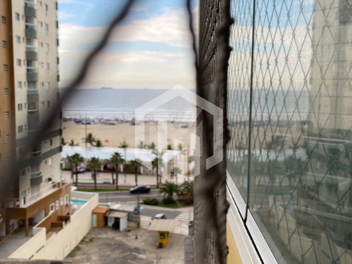 Apartamento mobiliado a 80m da praia com lazer na Guilhermina, Praia Grande