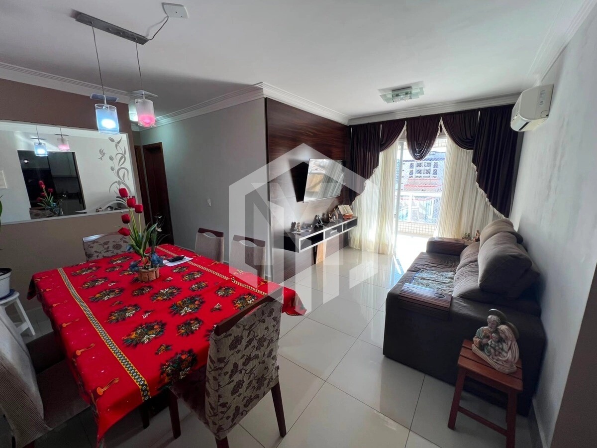 Apartamento de 2 quartos com suíte, varanda gourmet e lazer completo no Boqueirão, Praia Grande