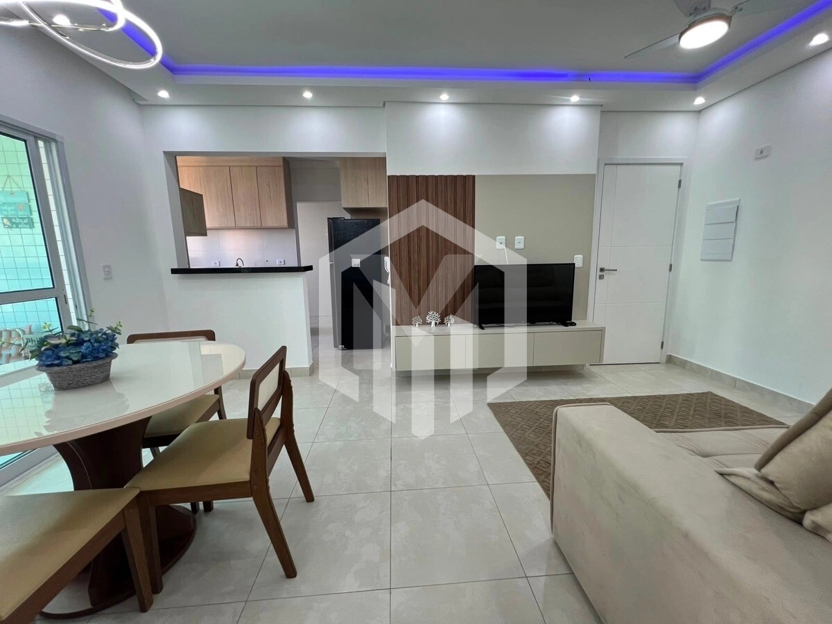 Apartamento de 2 dormitórios com suíte, sacada gourmet e garagem em prédio novo na Aviação, Praia Gr