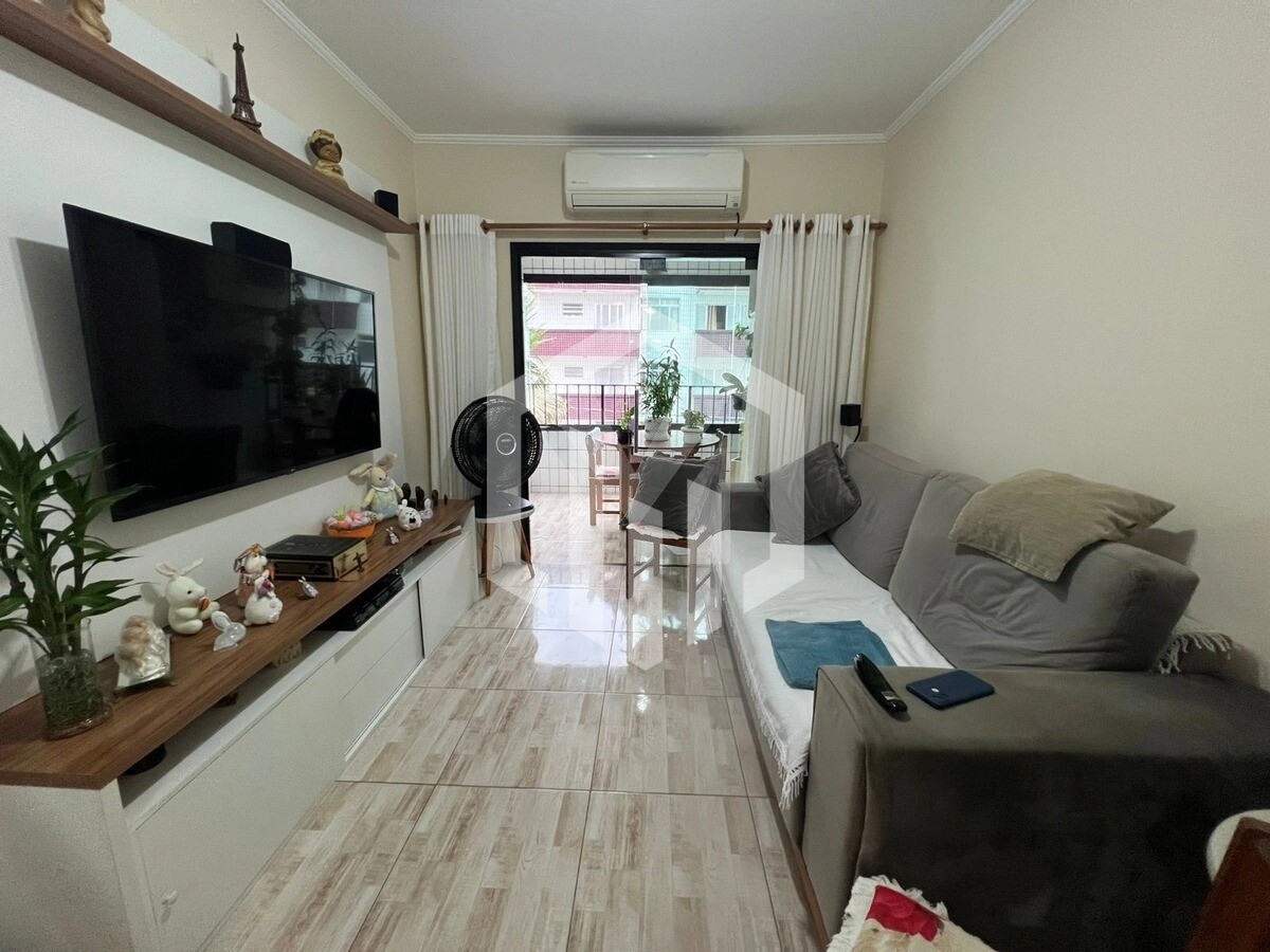 Apartamento de 2 dormitórios com suíte, 70 m², lazer completo, na Vila Tupi, Praia Grande