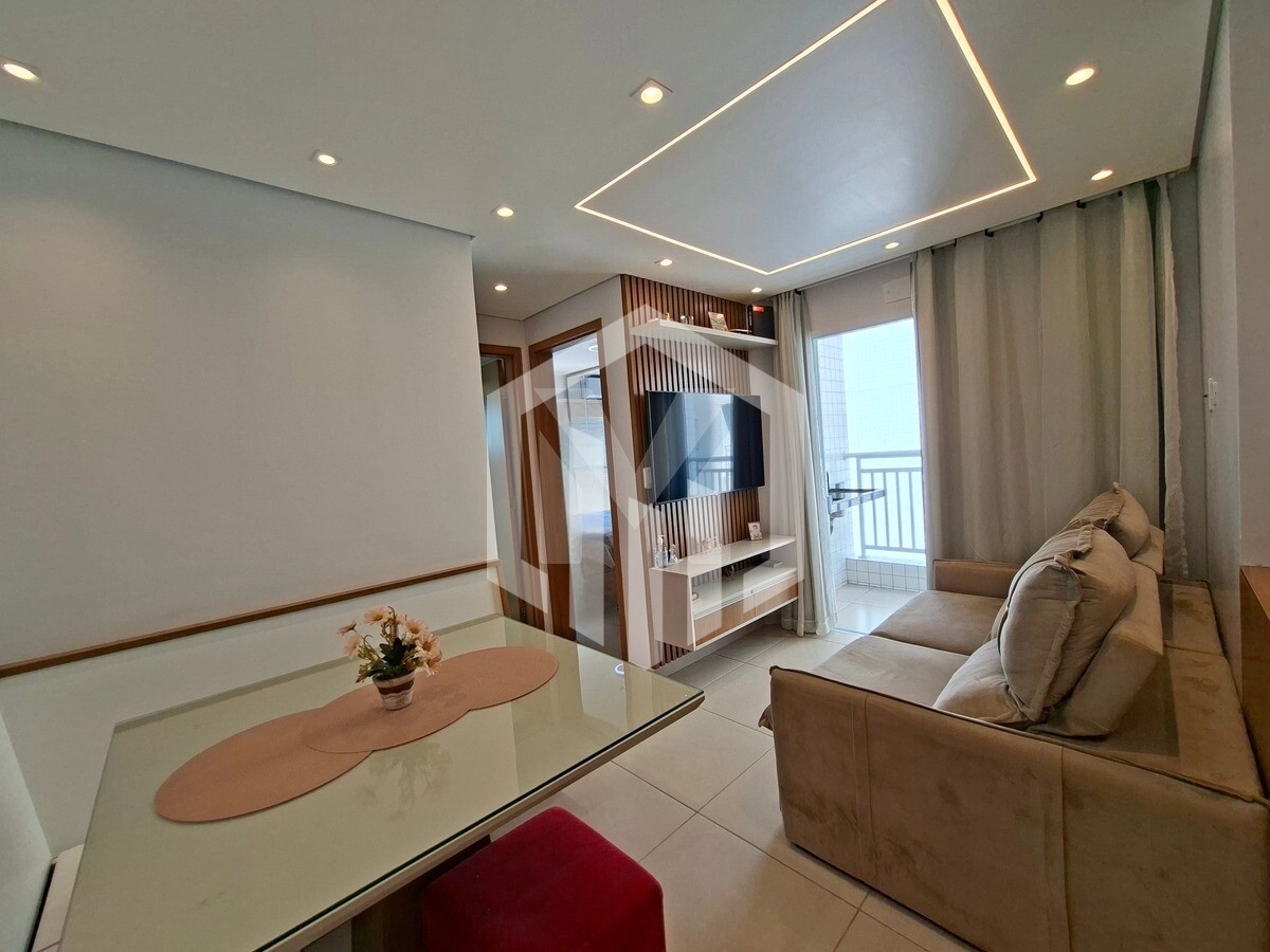 Apartamento de 2 quartos na Aviação, a 400m da praia, com piscina, academia e vaga de garagem