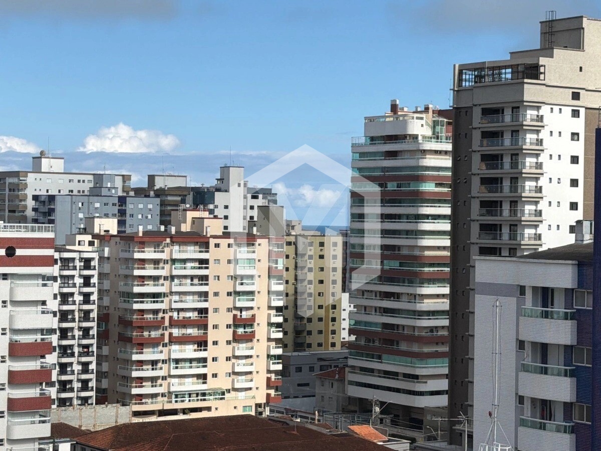 Apartamento de 50m² na Guilhermina, Praia Grande, com 1 dormitório e vaga de garagem
