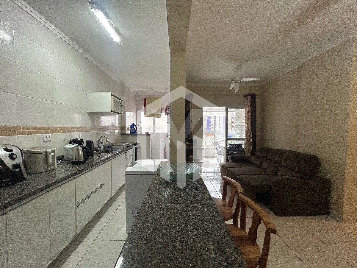 Apartamento de 2 dormitórios com suíte a 350m da praia na Aviação, Praia Grande