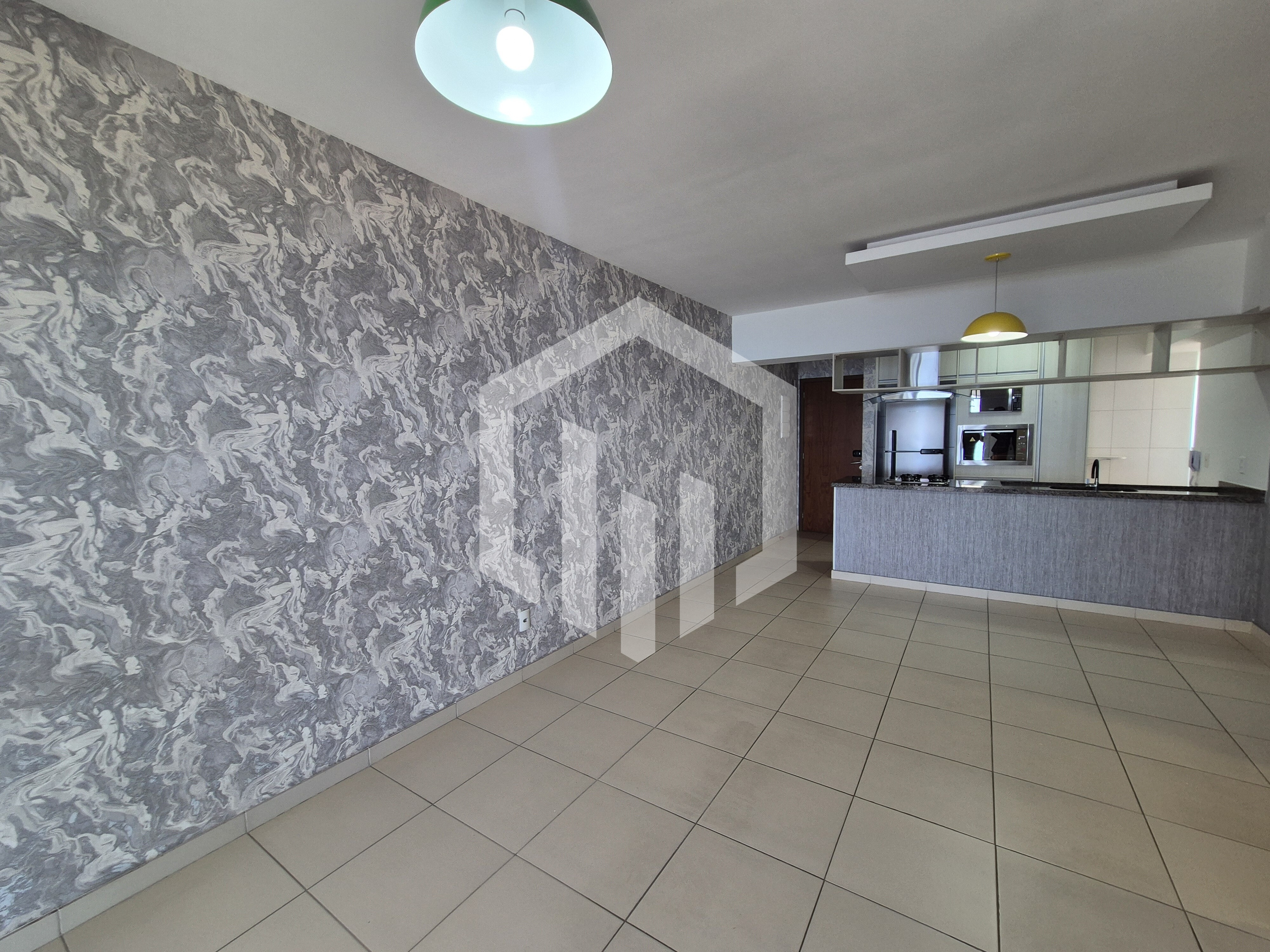 Apartamento mobiliado com 3 quartos, piscina, churrasqueira e vista para o mar em Praia Grande