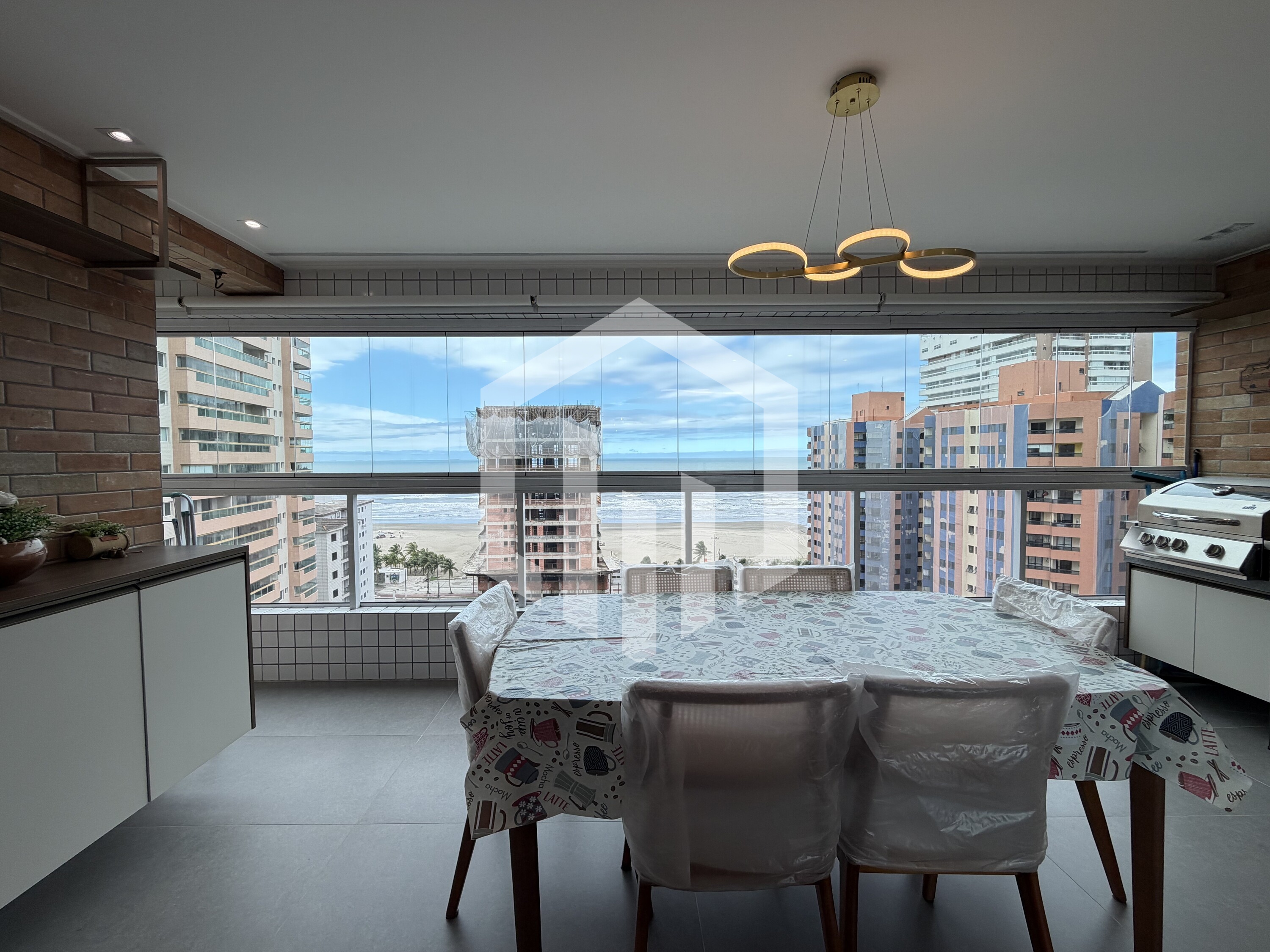 Apartamento de 126 m² com 3 dormitórios, 2 suítes, Vista Mar, Aviação, Praia Grande