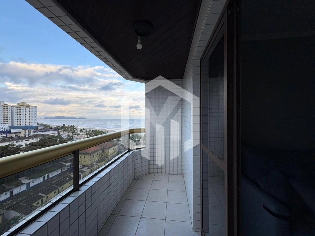 Apartamento com vista mar, 2 dormitórios, suíte, lazer e garagem em Praia Grande