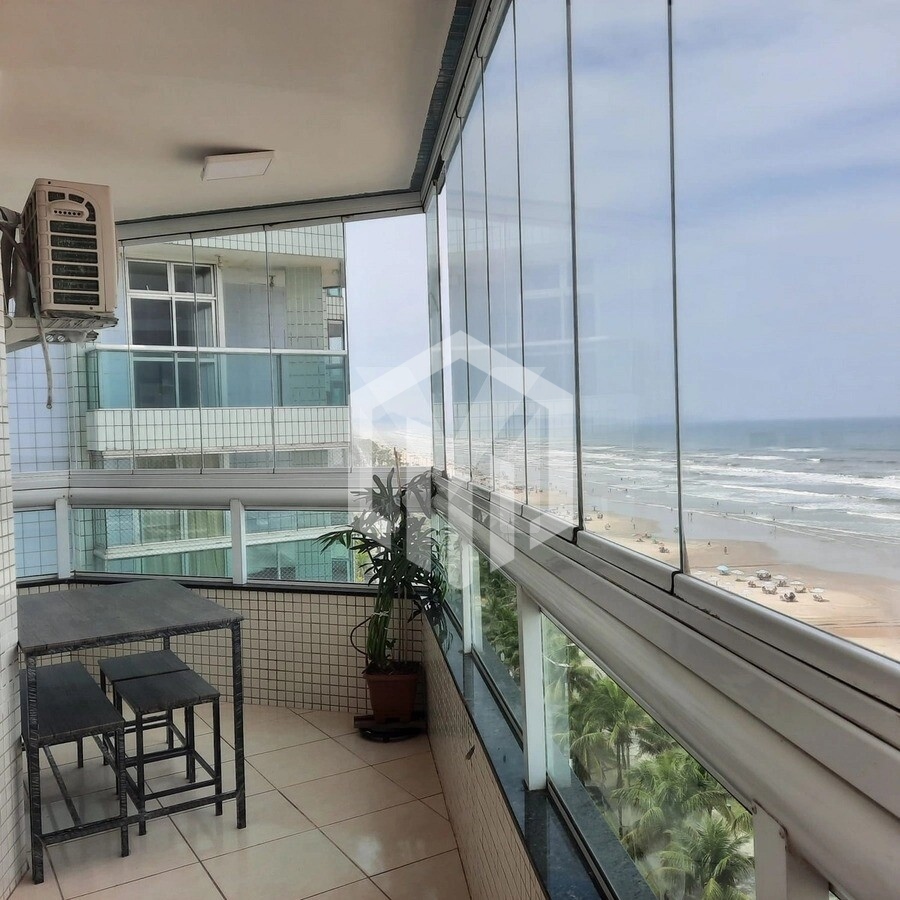 Apartamento de 3 quartos com suíte, vista mar e lazer completo em Caiçara, Praia Grande