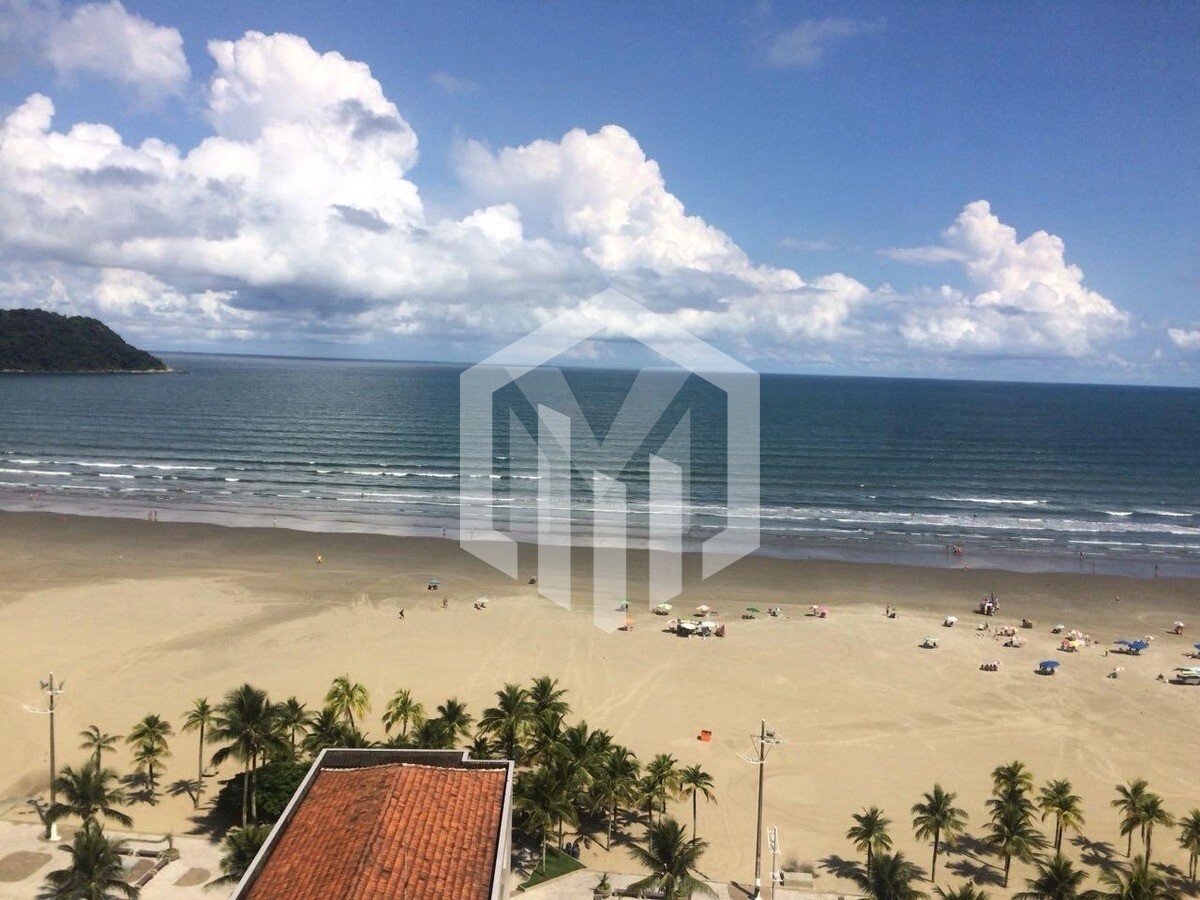 Apartamento com vista definitiva para o mar no Canto do Forte, Praia Grande