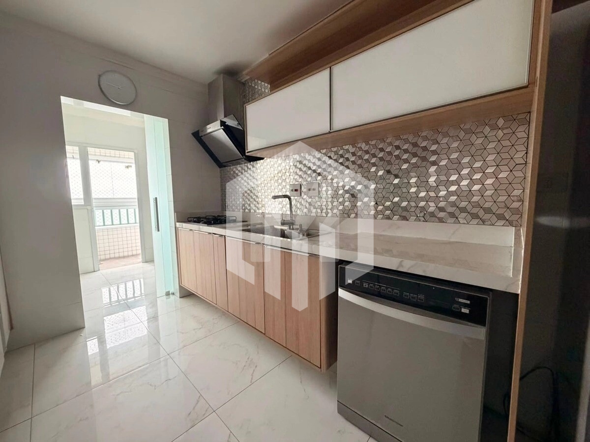Apartamento de 142 m² com 3 suítes, lazer completo na Guilhermina, Praia Grande
