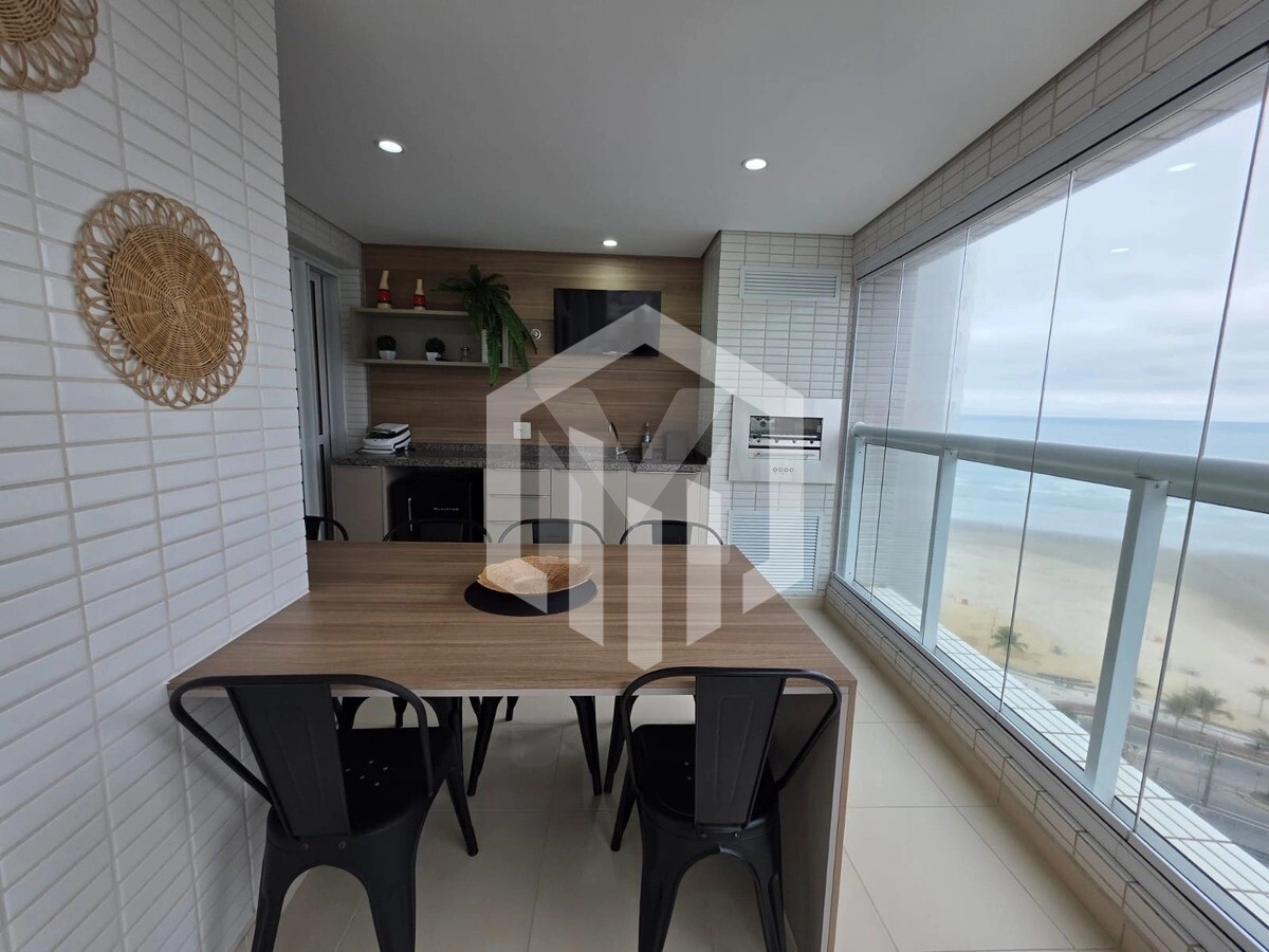 Apartamento de 3 dormitórios com 2 suítes, vista para o mar, mobiliado e lazer completo em Praia Gra