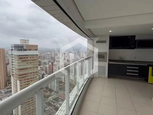 Apartamento de 2 dormitórios com vista para o mar no Boqueirão, Praia Grande