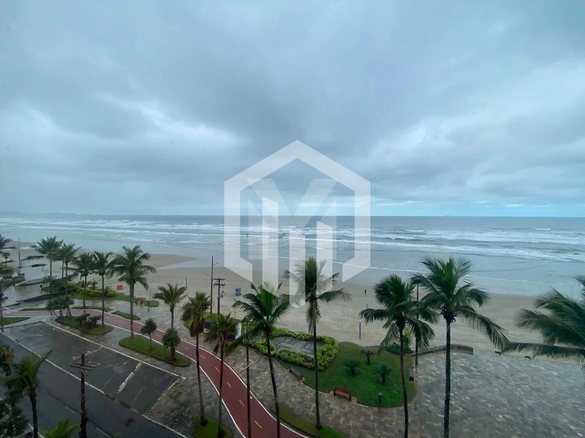 Apartamento de 2 dormitórios com suíte e vista mar na Caiçara, Praia Grande