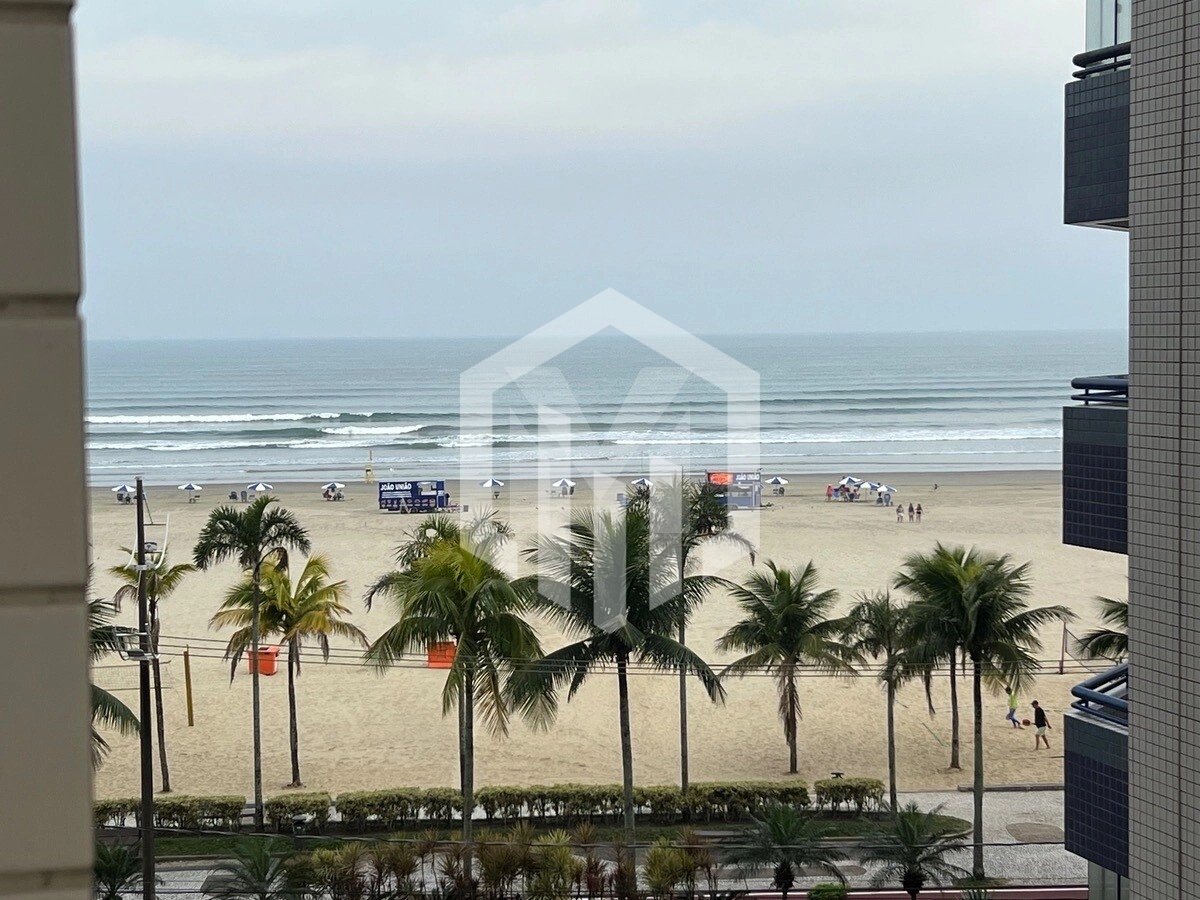 Kitnet com vista livre para o mar no bairro Guilhermina, Praia Grande