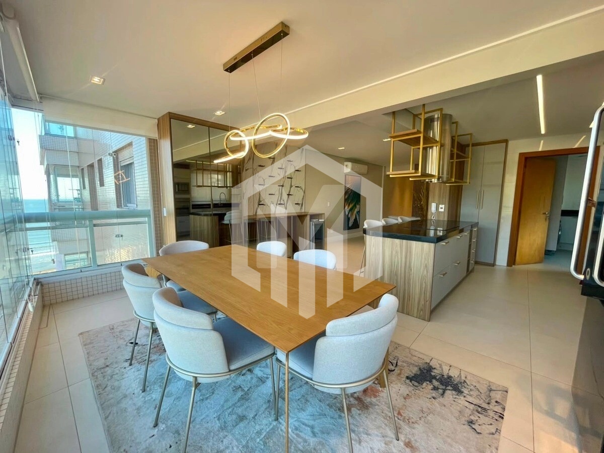 Apartamento de 147m² com 2 suítes, sacada gourmet e vista mar no Canto do Forte, Praia Grande