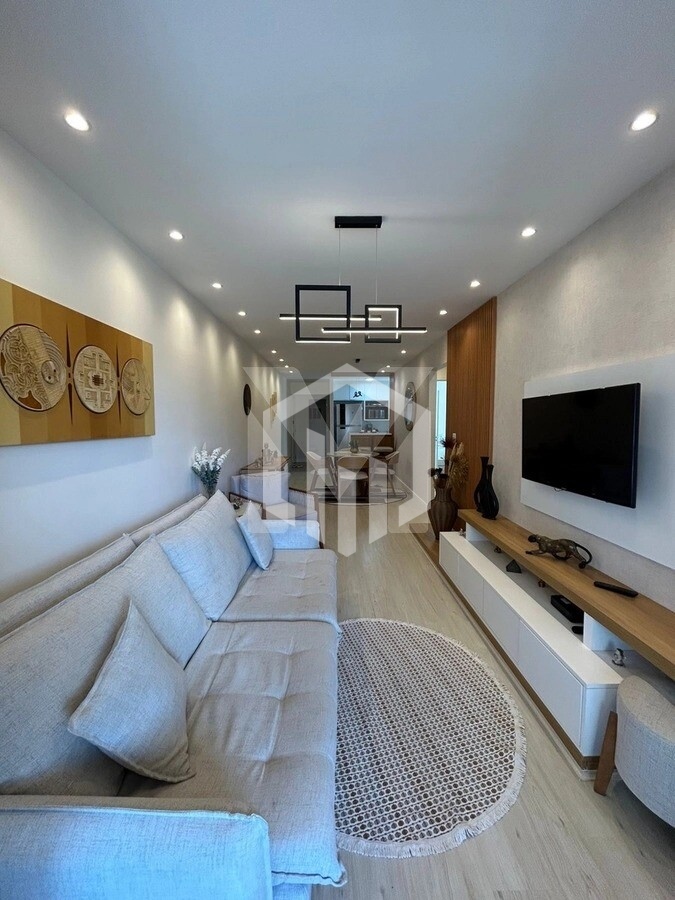 Apartamento de 106m² com 2 dormitórios, suíte, varanda gourmet e lazer completo no Canto do Forte, P
