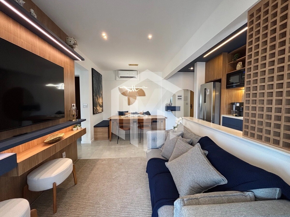 Apartamento de 74m² com 2 dormitórios e vista livre no Canto do Forte, Praia Grande