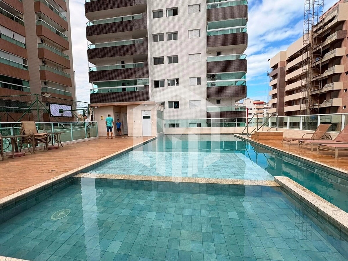 Apartamento de 3 dormitórios com suíte, lazer completo no bairro Ocian, Praia Grande