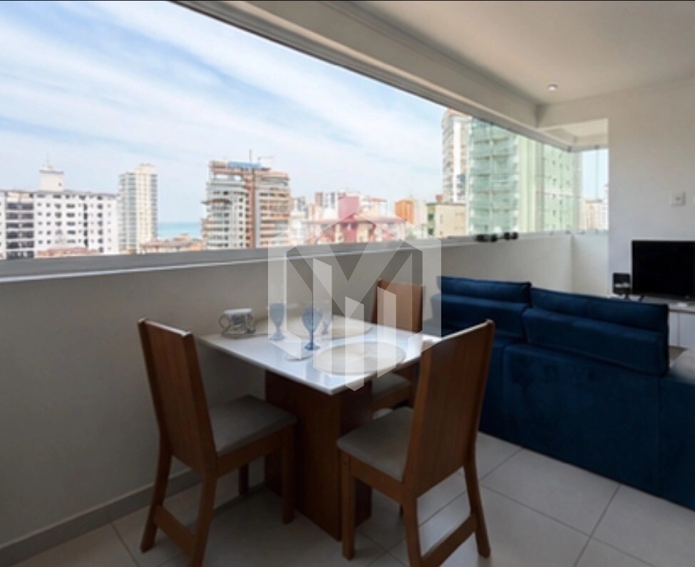 Apartamento de 1 quarto na Guilhermina, Praia Grande, com vista livre e lazer completo