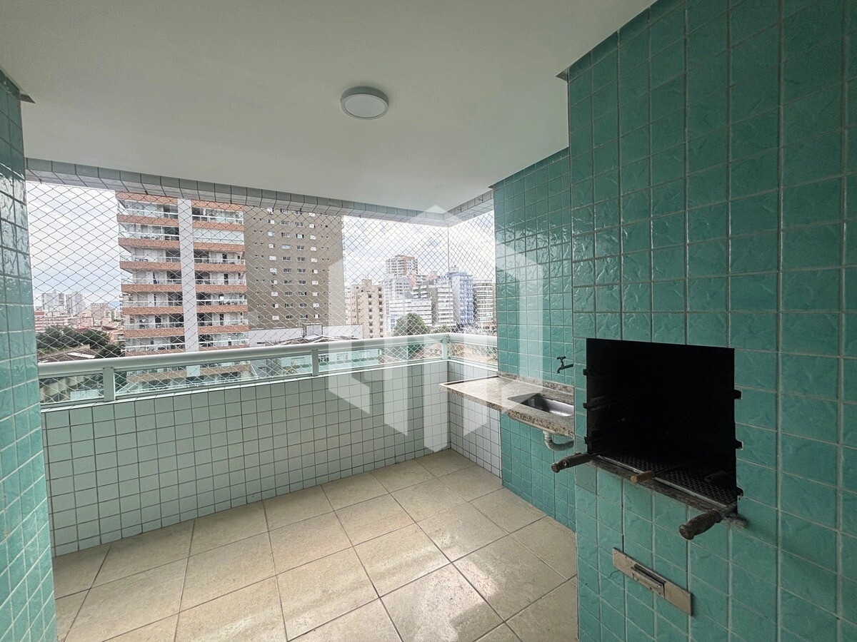 Apartamento de 2 quartos com suíte, sacada gourmet e lazer completo no Canto do Forte, Praia Grande