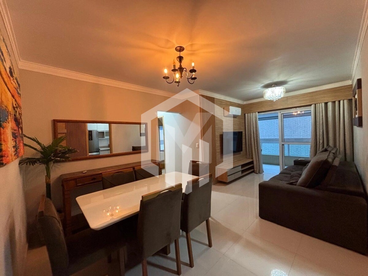 Apartamento de 96m² com 2 suítes, varanda gourmet e 2 vagas no Canto do Forte, Praia Grande