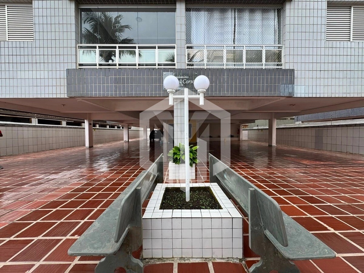 Apartamento mobiliado a 70m da praia no Jardim Real, Praia Grande
